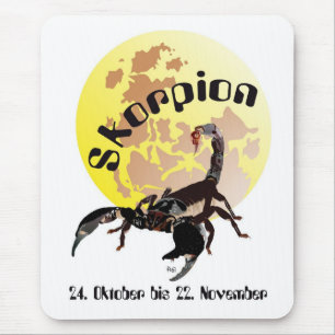 Sternzeichen Skorpion Mauspad Musmatta
