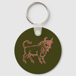 Sternzeichen Stier zodiac Sign Taurus Nyckelring