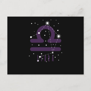 Sternzeichen Waage ’Libra’ Vykort