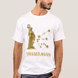 Sternzeichen Wassermann -  T Shirt