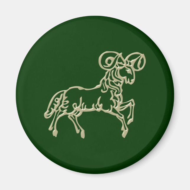 Sternzeichen Widder zodiac sign Aries Magnet (Framsidan)