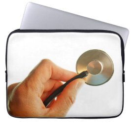 stethoscoop ziekenhuis ziek beter beterschap. laptop fodral