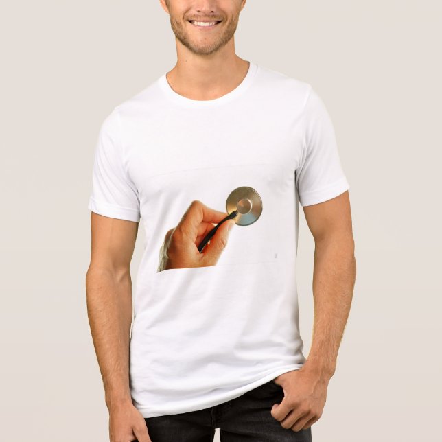 stethoscoop ziekenhuis ziek beter beterschap. t shirt (Framsida)