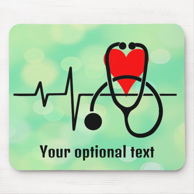 Stethoscope Doktor Nurse Healthcare Musmatta (Framsidan)