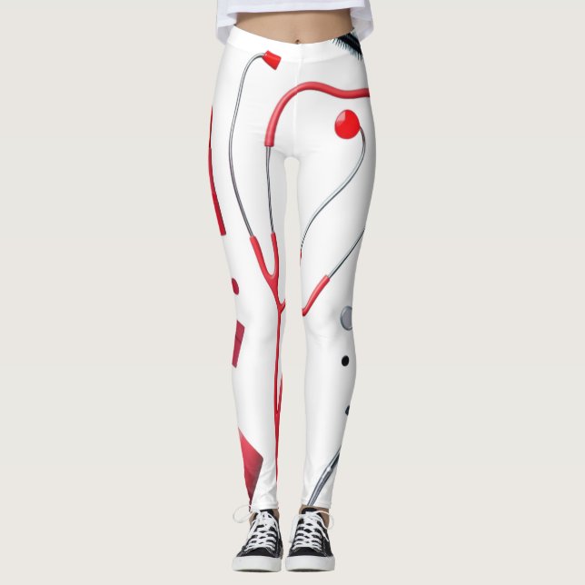 Stéthoscope et maquillage  leggings (Framsida)