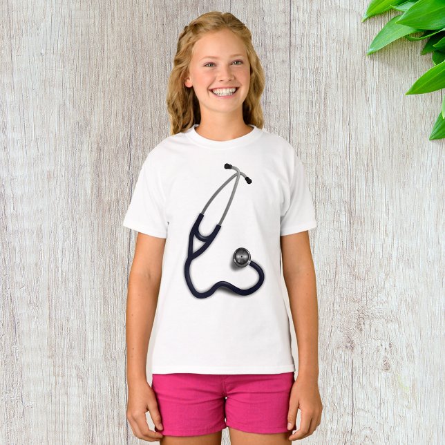 Stethoscope Girls T-Shirt (Skapare uppladdad)