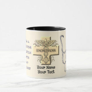 Stethoscope Heart doktor Mugg