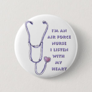 Stethoscope Heart Luft Force Nurse Knapp