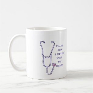 Stethoscope (LPN) - sjuksköterska Kaffemugg