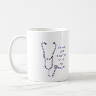 Stethoscope (LPN) - sjuksköterska Kaffemugg