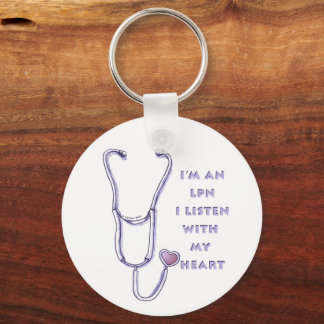 Stethoscope (LPN) - sjuksköterska Nyckelring