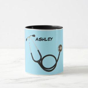 Stethoscope med eget namn Ringer Mugg