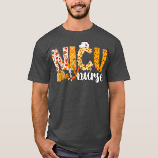 Stethoscope NICU Nurse Fall Yall Höst löv Tha T Shirt
