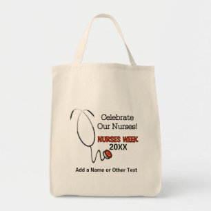 Stethoscope Nurses Week Tote bags Tygkasse