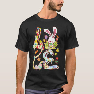 Stethoscope SCrub Life Nurse Bunny Påsk Day Outf T Shirt