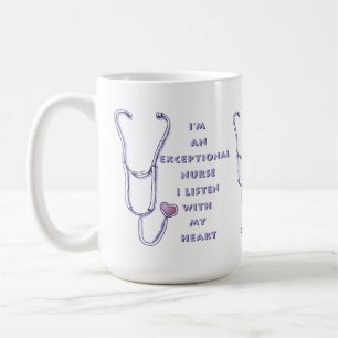 Stetoscope, exceptionell sjuksköterska kaffemugg