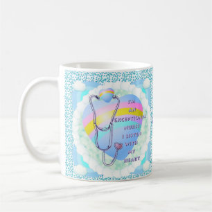 Stetoscope, exceptionell sjuksköterska kaffemugg
