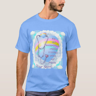 Stetoscope, exceptionell sjuksköterska t shirt