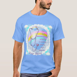 Stetoscope, exceptionell sjuksköterska t shirt