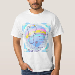 Stetoscope, exceptionell sjuksköterska t shirt