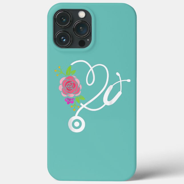 Stetoscope Flower Doktor Nurse Physical (Baksida)