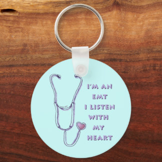Stetoscope Heart EMT Nyckelring