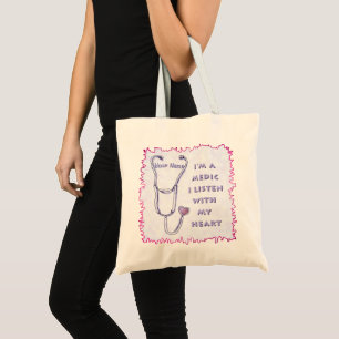 Stetoscope Heart Nurse Medic Tygkasse