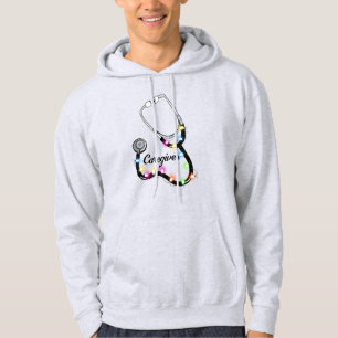 Stetoscope med julklapp Ljus God jul Nurse Hoodie