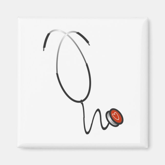 Stetoscope Tshirts och Gifts Magnet (Framsidan)