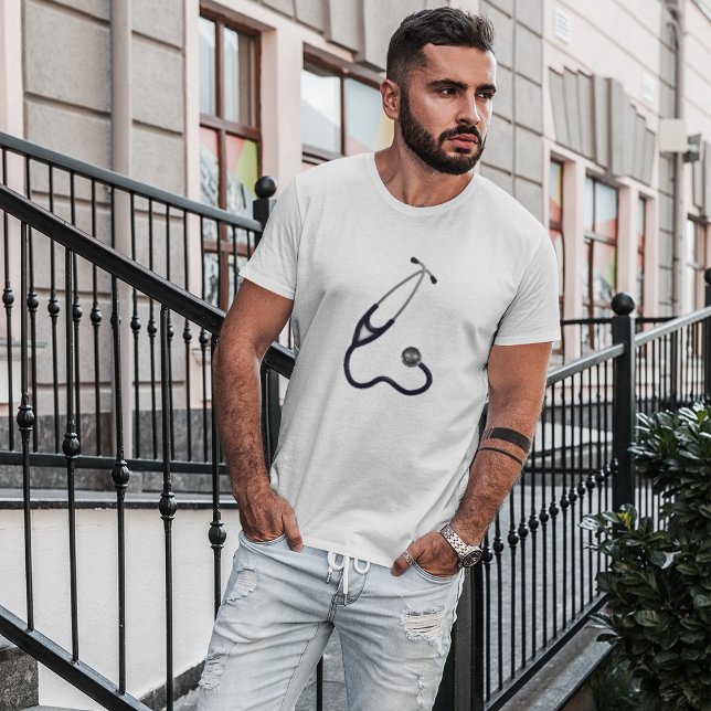 Stetoskop Herr T-Shirt (Skapare uppladdad)