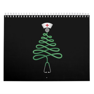 Stetoskop Julgran Sjuksköterska Scrub Xmas Kalender