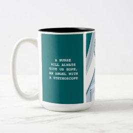 Stetoskop och Daisy Sjukdomsbedömning Gift Mugg