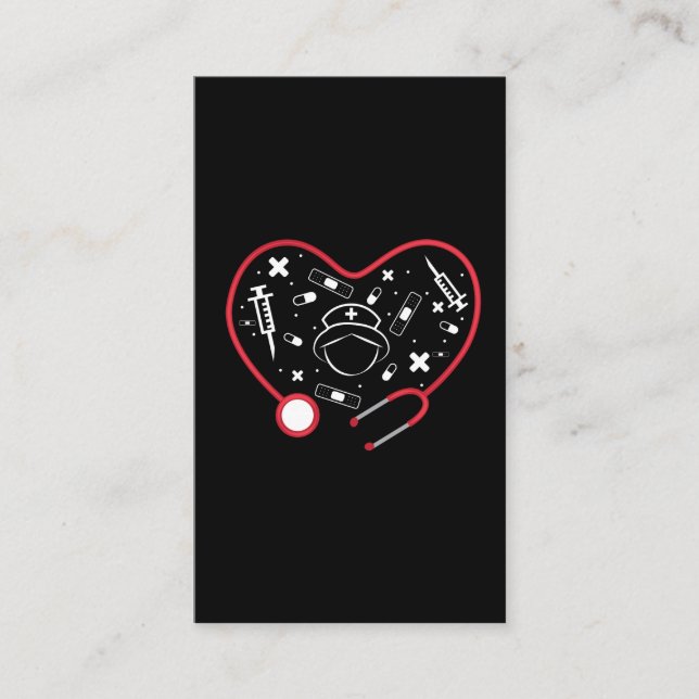 Stetoskop Visitkort (Framsida)