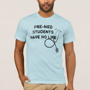 Stetoskopmanar för student Pre-Med T-tröja T-shirt