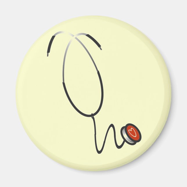 StetoskopTshirts och gåvor Magnet (Framsidan)