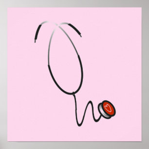 StetoskopTshirts och gåvor Poster