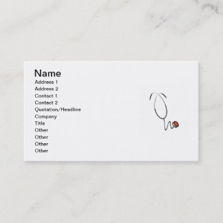 StetoskopTshirts och gåvor Visitkort