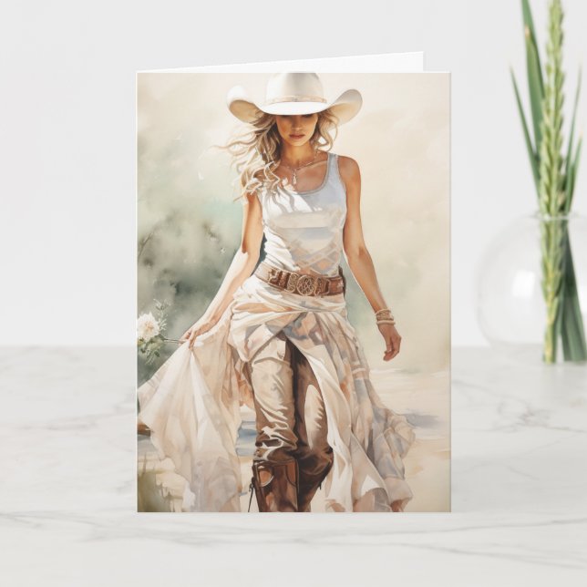 Stetson & Snöre Bröllop: A Brides Story Kort (Framsida)
