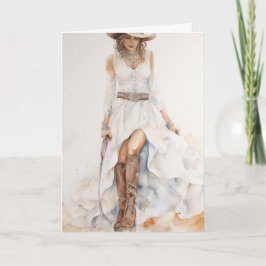 Stetson & Snöre Bröllop: Lariat Kärlek Kort