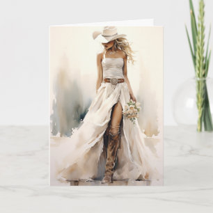 Stetson & Snöre Bröllop: Rustic Vows Kort