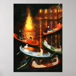 Stettheimer-målning, Fat på Sjö Poster
