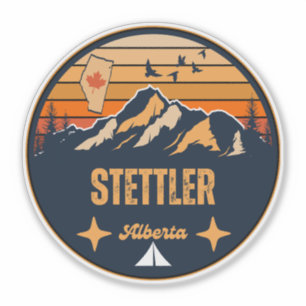 Stettler, Alberta Klistermärken