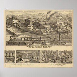Steubenville Foundry and Maskin Works Poster