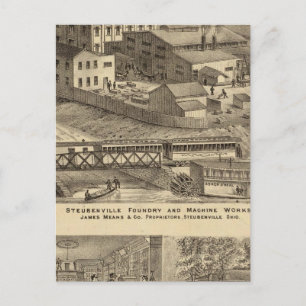Steubenville Foundry and Maskin Works Vykort