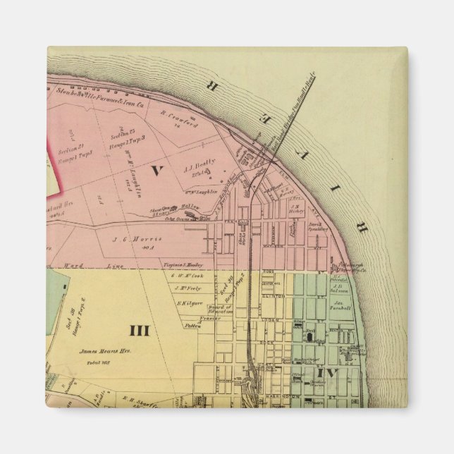 Steubenville, Ohio 2 Magnet (Framsidan)