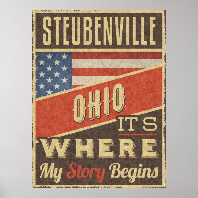 Steubenville Ohio Poster (Framsidan)