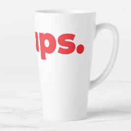Steups Latte Mugg - Röd