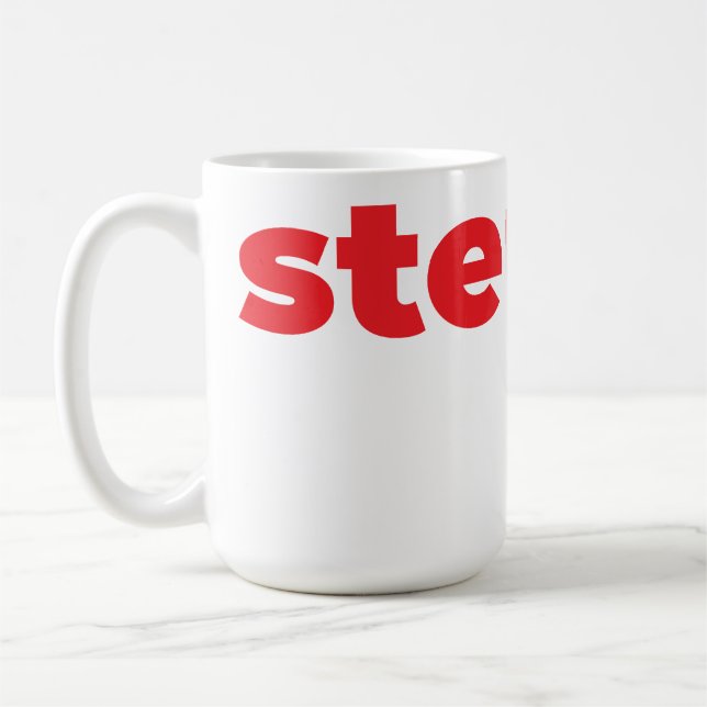 Steups Mugg - Röd (Vänster)