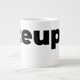 Steups Mugg - Svart Jumbo Mugg