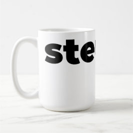 Steups-mugg - Svart Kaffemugg